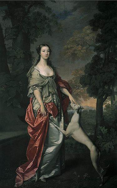 Gavin Hamilton Portrait of Elizabeth Gunning, Duchess of Hamilton